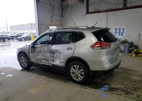 2015 Nissan Rogue S из США, поврежденный, VIN KNMAT2MV3FP587047